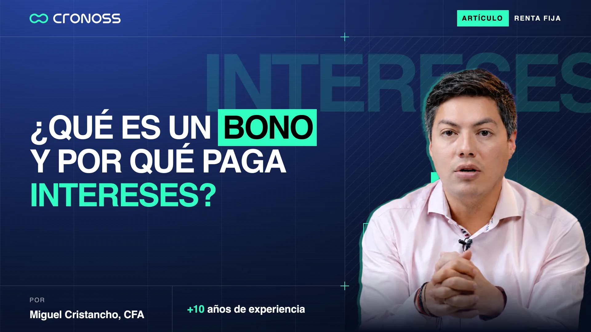 Portada del artículo sobre qué es un bono, de Cronoss